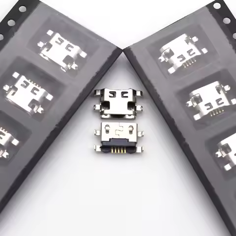 200-1000pcs Micro USB Charging Jack Socket Data Port for Lenovo A708t S890 Alcatel 7040N HuaWei G7 L