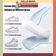 TAELLO👟1.5cm height booster insole deodorant pad low top mid top high top shoes sneaker canvas 70% f