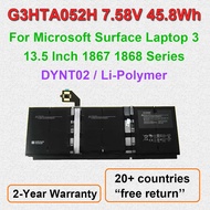 DYNT02 G3HTA052H Laptop Battery For Microsoft Surface Laptop 3 13.5 Inch 1867 1868 Series 7.58V 45.8