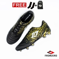 Fromzero - Sepatu Sepak Bola Fromzero Starkia Xtervolt 38 - 44 Black Gold FG IN Original