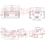 PCB Board Type CR123A Battery Holder 16340 Battery Box LIR123A Battery Holder