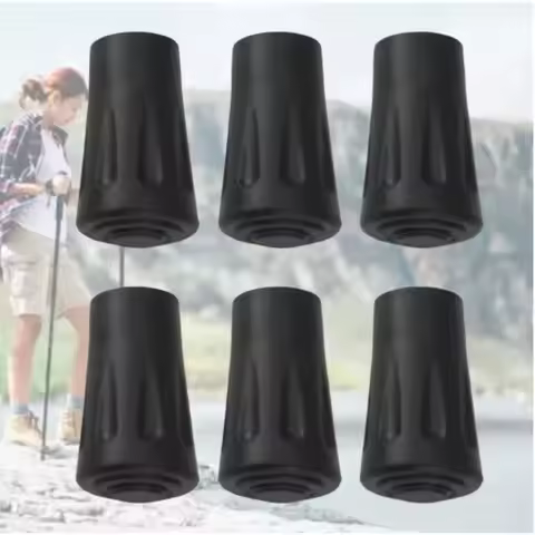 1-8Pcs Outdoor Hiking Bracelet Accessories Rubber Walking Sticks Mountaineering Stick Suitable for M