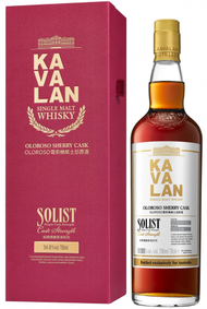 Kavalan - Kavalan Solist Oloroso Sherry Single Cask Strength 噶瑪蘭經典獨奏 Oloroso雪莉桶 威士忌原酒 單一麥芽威士忌Single 