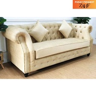 SOFA CHESTERFIELD 3+2+1 SEATER SOFA PREMIUM ANTI SCRATCH/EASY CLEAN Code G1117