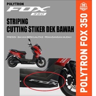 FOX 350 lower deck cutting sticker sticker motor
