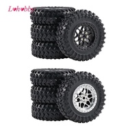 Lohobby 4x 1/12 1/16 RC Car Wheels And Tires Accessories High-Performance Replacement Part for 98 B2