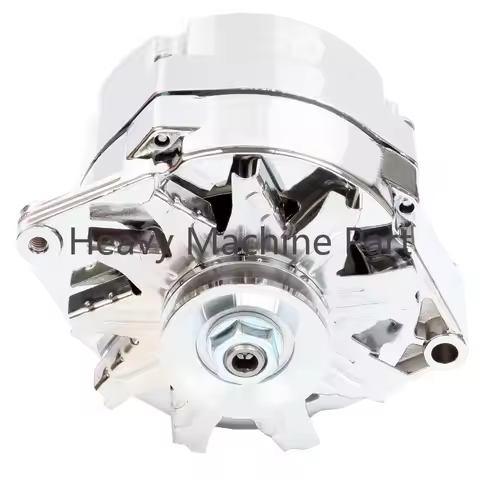 Alternator For Chrome 1 Wire Self Exciting Street Rod GM 305 350 BBC 7127-SE105C