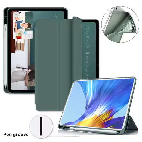 Case For tablet Huawei MatePad Pro 10.8 5G PU Leather Silicone Folding Case For Huawei MatePad Pro 1