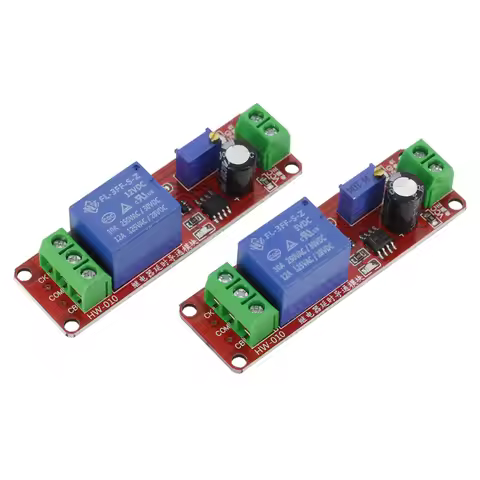 1 PCS NE555 DK555 Timer Switch Adjustable Disconnect Module Time delay relay Module DC 5V/12V Delay 