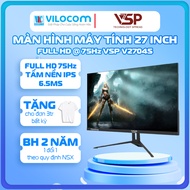 VSP V2704S Monitor (27 inch - IPS - FHD - 75Hz - 6.5ms - FreeSync) - Genuine Product