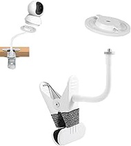 LONNKY Flexible Clamp Mount for TP-Link Tapo C200/C210/C220 Baby Monitor Camera - Adjustable Goosene