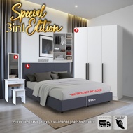 HOMURA Bedroom Set Wardrobe / Divan Bed / Katil Murah / Bedroom Set / Set Bilik/Almari