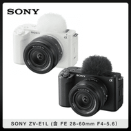 (送NP-FZ100)SONY ZV-E1L鏡頭組 (含18-60 mm F4-5.6 G) 全片幅數位相機 兩色選