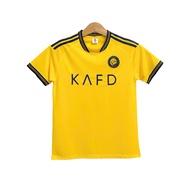 Alnassr Yellow 2026 High Quality Sesame T-shirt Football Kit (With Name Number Printed) Loc Sport Em