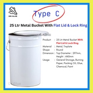 Metal Pail / Used Pail / Recycled Drum 20L & 25L | Empty Paint Pail | Paper Burn Bin | Steel Drum |