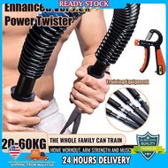 （20-60kg）Power Twister Spring Bar Resistance Bar Bend Bar Chest Arm Strength Training Workout Senama