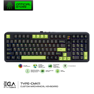 EGA Type CMK11 Custom Mechanical Keyboard 98% คีย์บอร์ดเกมมิ่งไร้สาย Wireless /Cable/Bluetooth มีจอ 