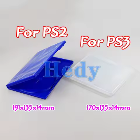 10PCS Replacement CD Box For Sony PS3 PS2 DVD Case For Playstation 3 Disc Protective Shell Accessori