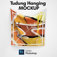 Tudung Mockup Hanging I PSD I Photoshop I Template Photoshop