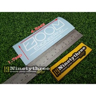 sticker zoom(4.5INCI X 1.7INCI)