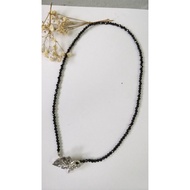 Natural Faceted Crystal (Garnet/labradorite/apatite/black spinel/purple phantom) Choker Necklace/天然切