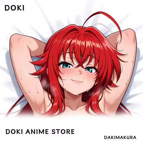 High School Dxd Rias Gremory Dakimakura Cover Anime Double-Sided Print Pillowcase Life-Size Body Pil