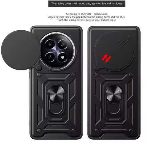 Camera protect case for Realme 12 5G Realme 12 Pro + Realme12 Pro Plus Armor Hybrid Ring Cover