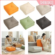 [Shiwaki3] Floor Pillow Outdoor Patio Cushion Square Chair Seat Pad Japanese Floor Cushion