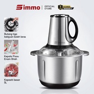 SIMMO 500W 2L/3L/5L Meat Grinder 4 304 Stainless