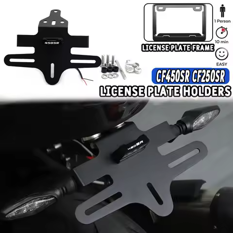New CF450SR License Plate Holder Motorcycle Tail Tidy For CFMOTO 450SS 450SR SS 250SR CF450NK adjust