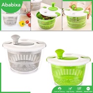 [Ababixa] Fruit Washer Cooking Multiuse 360 Rotate Vegetable Dryer Vegetable Washer Dryer for Onion Lettuce Vegetables Spinach Fruit