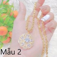 Dây chuyền nữ LALA mạ vàng 18K cho độ sáng lấp lánh cao không gây dị ứng thích hợp đi tiệc cực sa