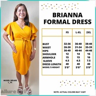 Brianna]Z^Semi?cI<Formalv-ElegantM-Partyis-DressDJ-Weddingoh-Sponsorva-Dress Ninang Dress PLUS SIZE