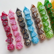A Set of 7 Dragons Role-Playing Game Dice+D & D Dice  (D6 D20 D10 D12 D4 D8)