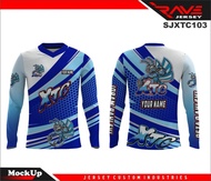 BAJU XTC / KAOS XTC / JERSEY XTC LENGAN PANJANG FULL PRINTING SUBLIMATION