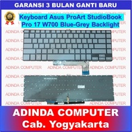 Asus ProArt StudioBook Pro 17 W700 W700G W700G1T W700G2T W700G3T W700GV W700TA Blue-Grey Keyboard