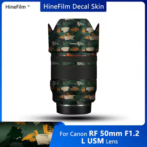Hinefilm Skin for Canon 50 1.2 lens Skin RF 50mm f1.2 L USM skin RF50 F1.2 Lens Cover FOR Canon RF50