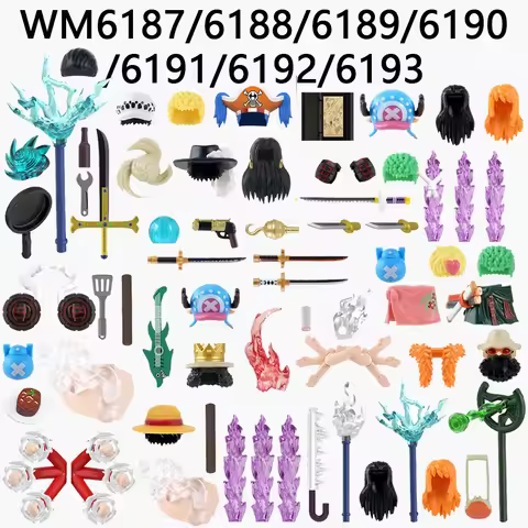WM Blocks Anime Series Bricks Action Figures Parts Set Building Block Toys Gift WM6187 WM6188 WM6189