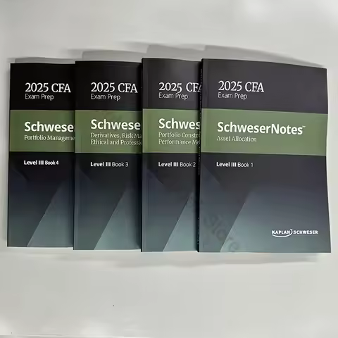2025 CFA Level 3 Exam Prep SchweserNotes Preparation Notes Asset Allocation Tutorial After-class Que