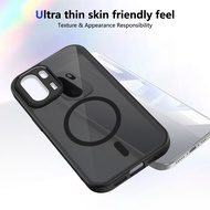 Frosted Magnetic Case For Oneplus 13T 13s Phone Casing 1+13S 13T Wireless Charge Cover