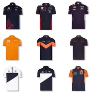 2022 New Style Fleet F1 Racing Suit Summer Short Sleeve Lapel Breathable POLO Shirt Fleet Version Me