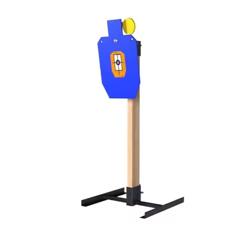AR500 3 8 inch Thick Steel Target Stand System for Reactive Shooting Practice with 12'' x 20'' Hosta