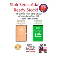 Tinted Samsung Galaxy Tab A8 LTE 10.5  Tablet Tab PerantiSiswa Ceramic AG Matte / Full HD Clear Full