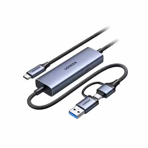 UGREEN USB HD capture card 4K input 2K recording mobile game version CM725USB Type-C 1080P PD100W Ch