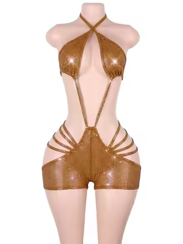 Bulk Exotic Dance Wear Sparkly Spotted Shorts Silver Sequins Pole Dancing Outfits Club Wear Intimate