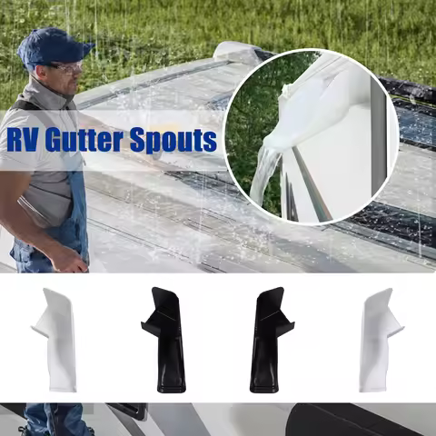 Rv Gutter Spout Long Version Rv Rain Gutter Spouts With Extensions Rv Gutter Extenders Left And Righ