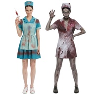 Halloween Zombie Nurse cos Costume Nurse Costume Horror Masquerade Costume