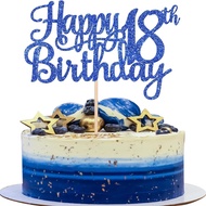 1Pack Happy 18th Birthday Cake TopperCheers to 18 Years Cake Decor Funny 18th Birthday Decorations S