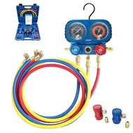 Car Fluorine Gauge Anti-Collision Car Pressure Gauge US Standard R1234yf Refrigerant  Air Conditione