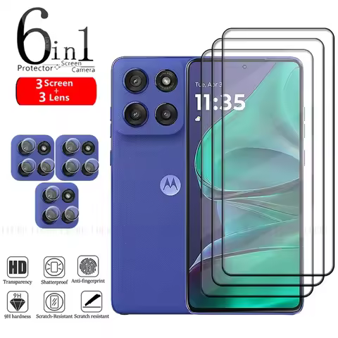 6-in-1 For Moto Edge 60 Stylus Glass Motorola Moto Edge 60 Stylus Glass 9H Screen Protector Moto Mot